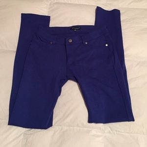 Cobalt Blue Stretchy Pants.