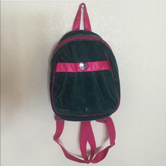 Handbags - 90s Velvet Mini Backpack
