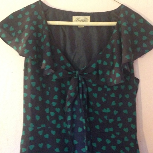 Heart Dress w/ ruffle accents