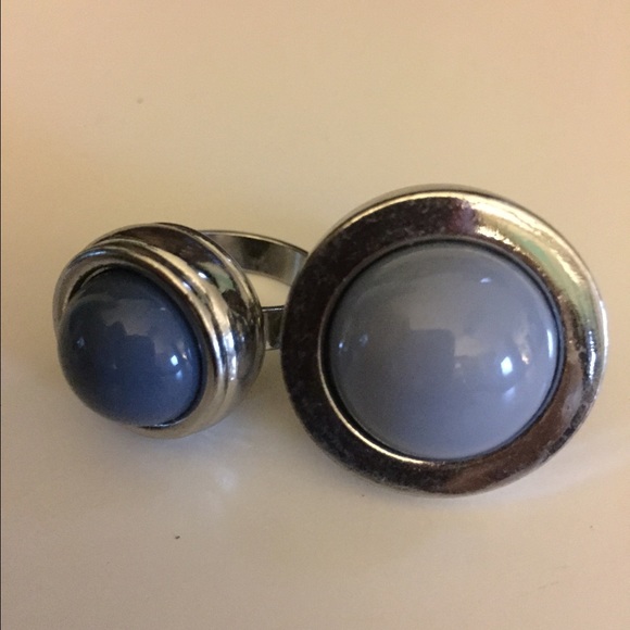 Gray/Silver set rings