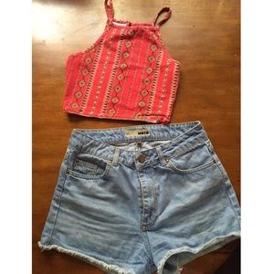 Kendall + Kylie for Pacsun crop top