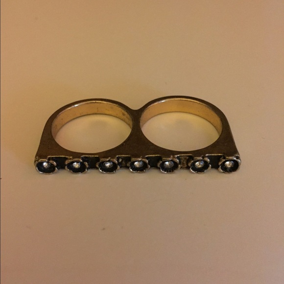 Double gold ring