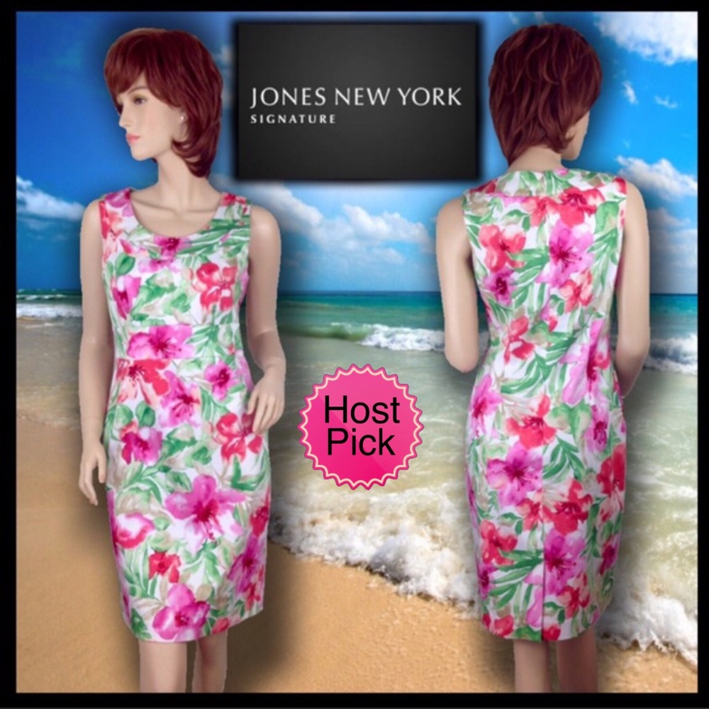 Floral Stretch Cotton Sleeveless empire waist Sz 4