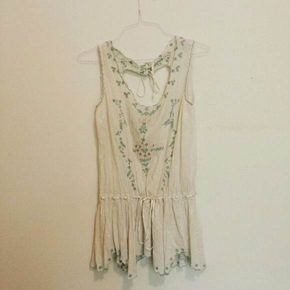 NEW Free People Embroidered Dress