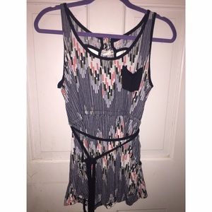 Hang Ten Black Striped Dress