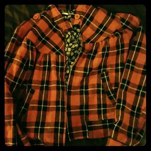 Vintage style plaid jacket