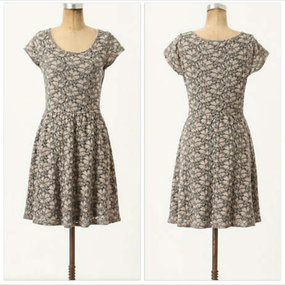 Anthropologie brushed Terra dress by Deletta