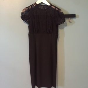 Women's Black Lace Top Dress