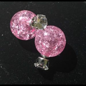 B2 Pink Double Sided earrings