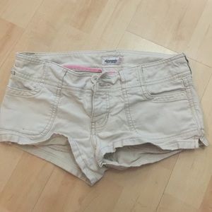 Khaki Abercrombie shorts