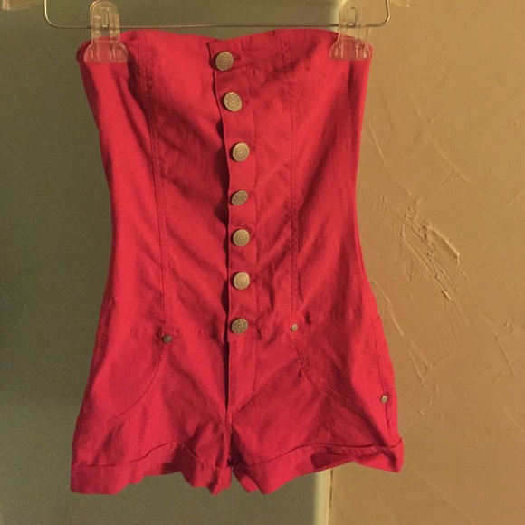 Super cute hot pink romper