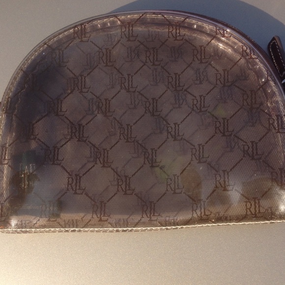 Ralph Lauren makeup/ cosmetic bag
