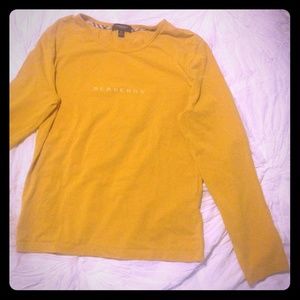 women's long sleeve Burberry shirt