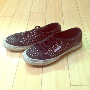 Superga Studded Sneakers