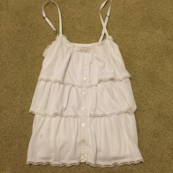 Ruffle Hollister Tank Top