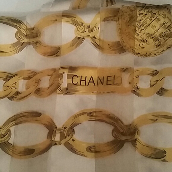 Vintage Chanel Sheer Scarf