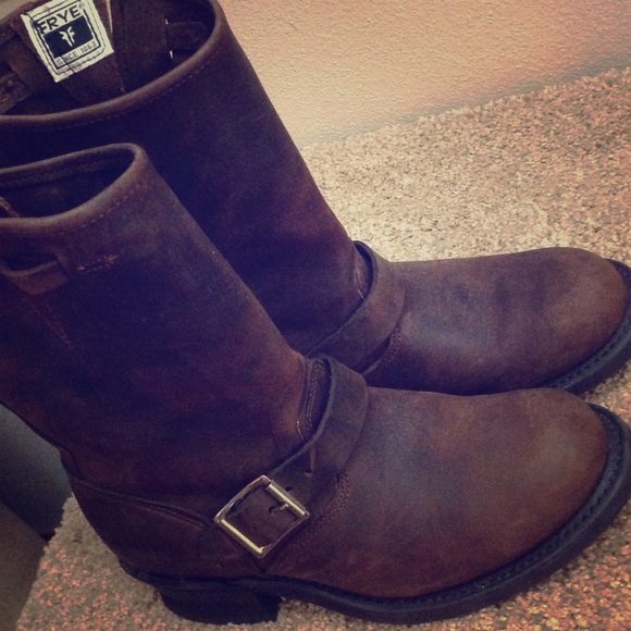 FRYE leather boots size 8