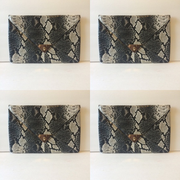 Snake Skin Clutch