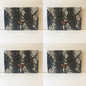 Snake Skin Clutch