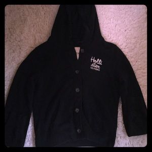 Hollister button down sweatshirt