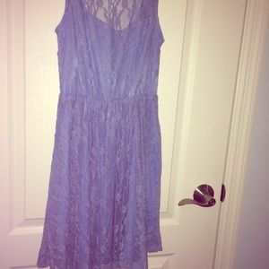 Lulu's Light Blue lace dress