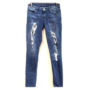 Guess distressed skinny jeans