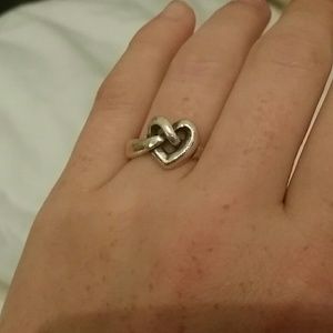 James Avery heart knot ring!
