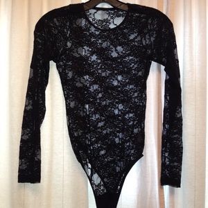 American apparel lace bodysuit. NWOT