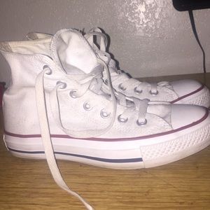 White High top converse