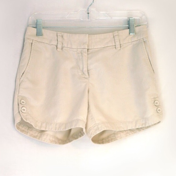 J. Crew Tan Linen Shorts