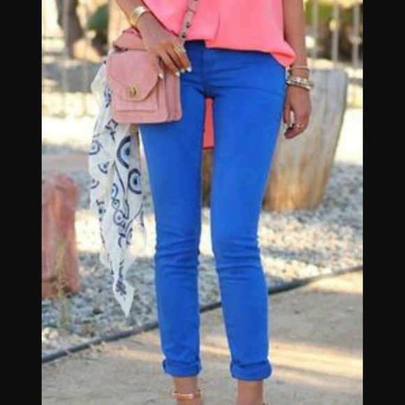 EASY MONEY size:25 blue colored skinny jeans