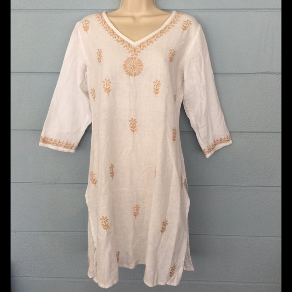 White Tunic by Fabindia size Medium - Picture 2 of 4