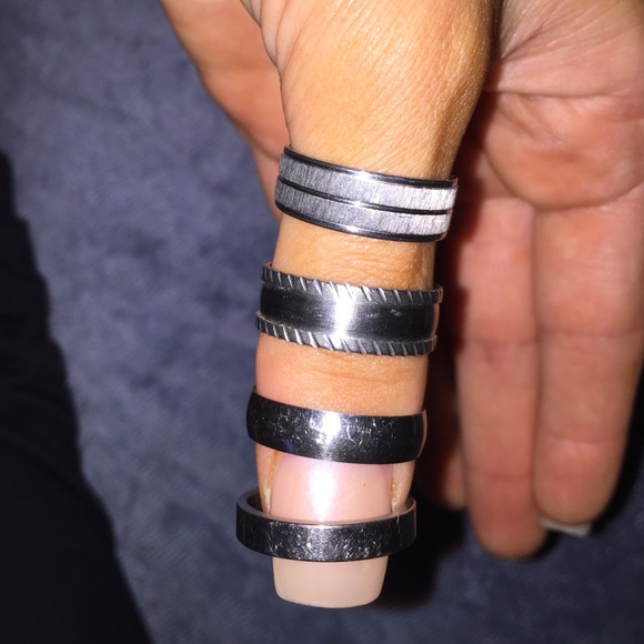 Stainless steel thumb Rings