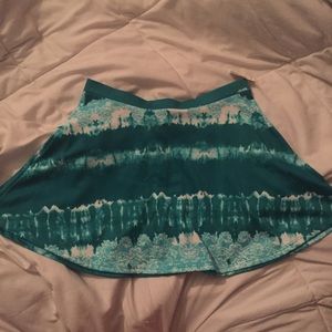 ♡ Tie Dye Skater Skirt ♡