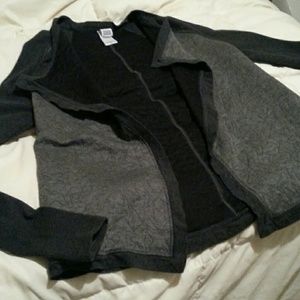 VSX quilted sweater with ribbed arms