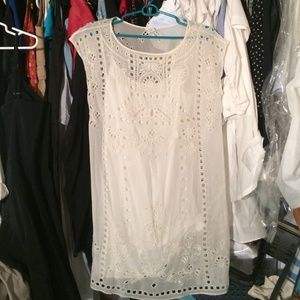Club Monaco eyelet dress