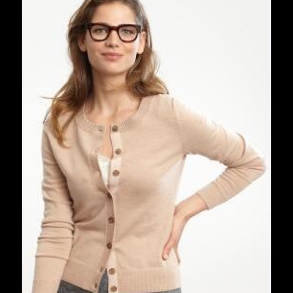 Banana Republic Beige Merino Cardi