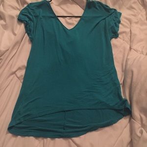 Teal Off-Shoulder Top