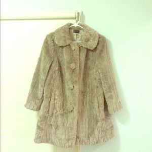 TOPSHOP Faux-Fur Coat
