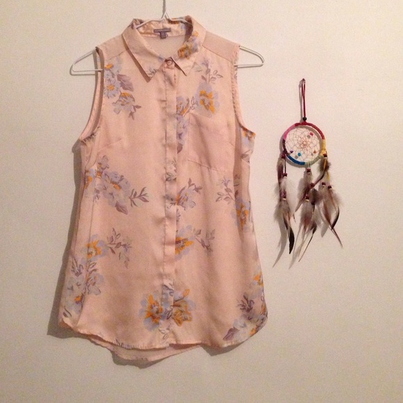 Pink floral color top! 🌸