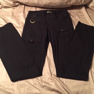 Black cargo pants