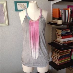 Free People Ombré Fringe top