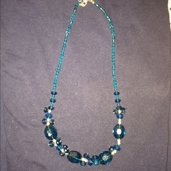 Blue necklace