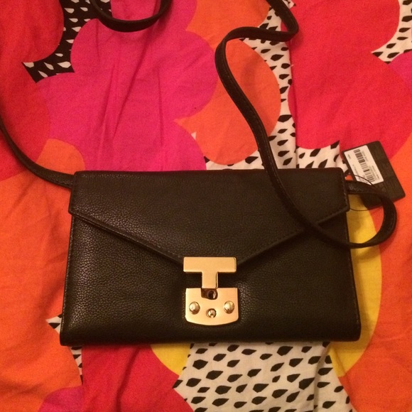 Gold and black purse/clutch