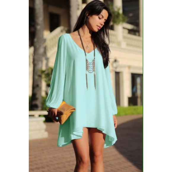 1647 Dresses & Skirts - mini skater dress chiffon layered NWT   1647