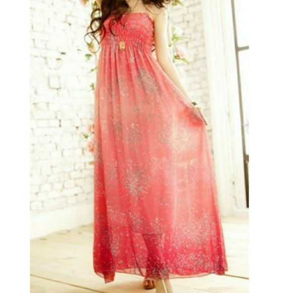 ❌SOLD❌Pink sheer dress