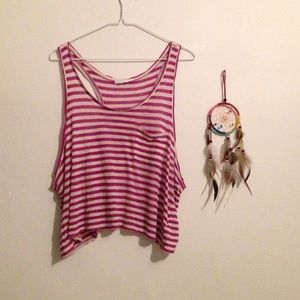 Open side, striped tank top! 💕