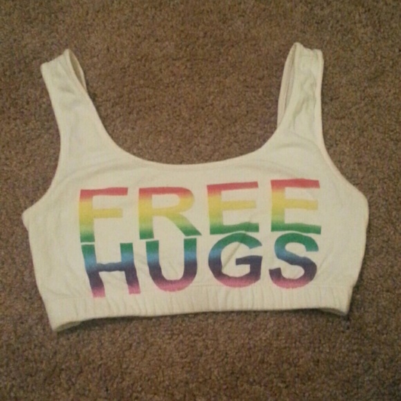 Free Hugs Sports Bra