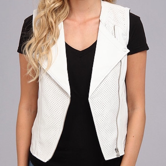 Sanctuary Clothing White City Vegan Vest - Picture 4 of 4