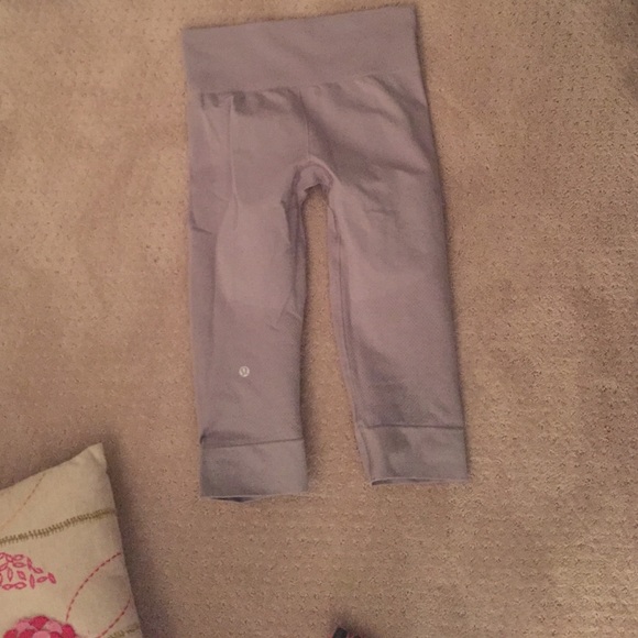 Seamless crop Lululemon leggings